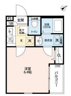 エクセラン東武練馬【1階】の間取り