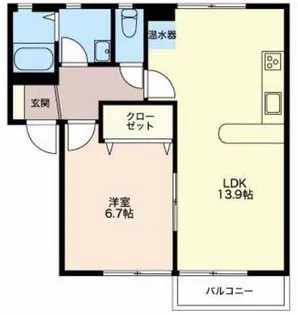 シャーメゾン029【2階】の間取り