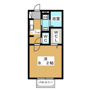 リアンボヌール島立【2階】の間取り