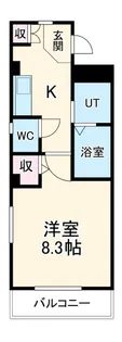 CASA LUMACA【2階】の間取り