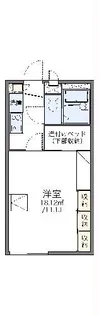 レオパレスシーグリーン【1階】の間取り