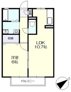 コンフォート21【1階】の間取り