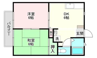 第3サニーハイツ【2階】の間取り