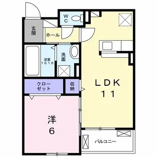 マウントック・カナニ【2階】の間取り