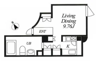グリーンテラス元代々木【2階】の間取り