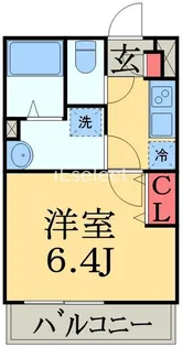 リブリ道場北【2階】の間取り