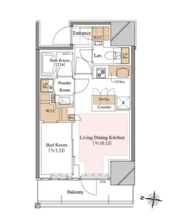 ブランシエスタ白山【11階】の間取り