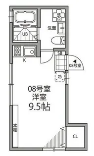 グランエッグス東大前【1階】の間取り