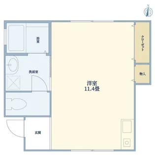 フジハイム【1階】の間取り