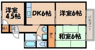 プリメーラ石井城【1階】の間取り