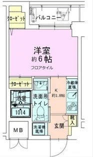 門前仲町レジデンス弐番館【8階】の間取り