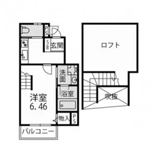 ホワイトステージ八王寺【2階】の間取り