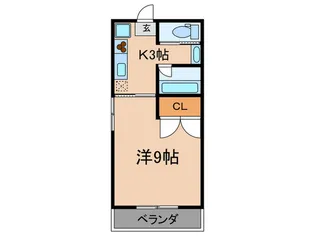 ハイツ甲子園イトウ【1階】の間取り