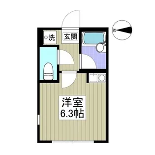 フラット5川崎大師【4階】の間取り