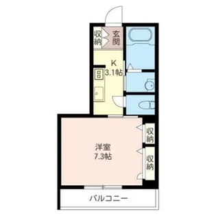 Ensoleile(アンソレイユ)【2階】の間取り