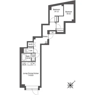 エスタート大井町フォレストの間取り