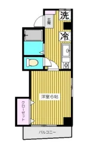 カーサ小原【2階】の間取り