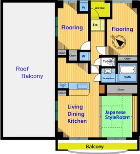 プレール玉石【7階】の間取り