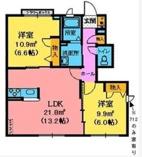 サンフォーレ7【1階】の間取り