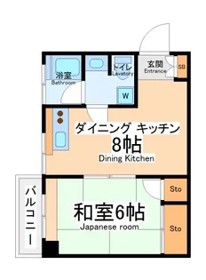 リバーサイド526【2階】の間取り