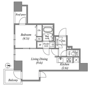 GRAN PASEO森下【7階】の間取り