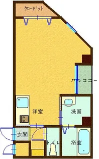 森塚第12マンション【3階】の間取り