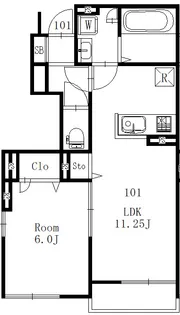 (仮)草加市吉町5丁目AP【1階】の間取り