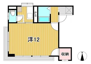 コーポ夕なぎ【2階】の間取り