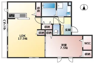 ブルーム花小金井【2階】の間取り
