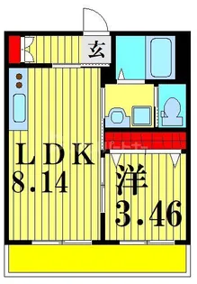 AJ北松戸【1階】の間取り