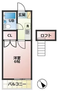 ヴィラフォレスト【1階】の間取り