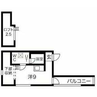 Casa ciruela【2階】の間取り