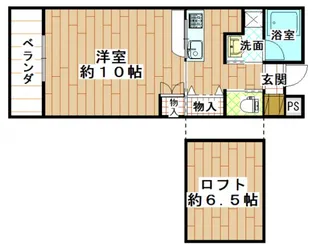 ミューズ・ロゼアII【2階】の間取り