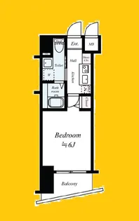 グリフィン横浜・グランステージ【10階】の間取り