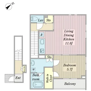 アルテア・ヴィーガ【2階】の間取り