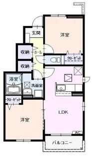 エアリ-S【1階】の間取り