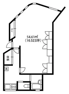 和朗フラット壱号館【2階】の間取り