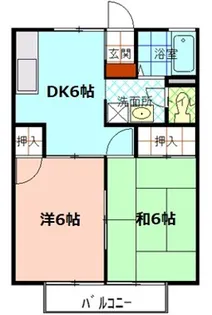 スカイコート白馬【2階】の間取り