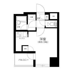 グラーサ銀座イースト【5階】の間取り