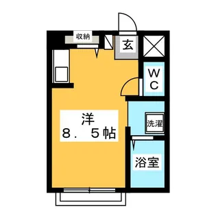 パラッツォ・グラティオーソ【3階】の間取り