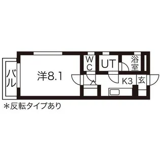 ヴィアーレ・バンビーニ【2階】の間取り