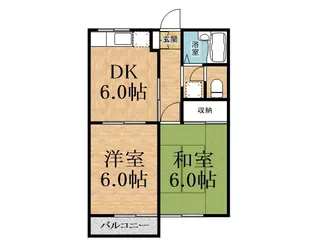 プレザントハイツ【2階】の間取り