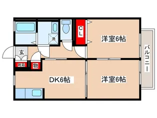 エミネンスC【1階】の間取り