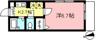 カトル 狛江【1階】の間取り