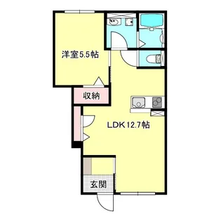 FLEUR DE LIEN I【1階】の間取り