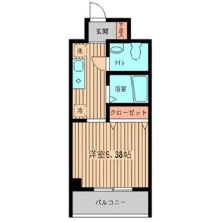 フォレスト向河原【3階】の間取り