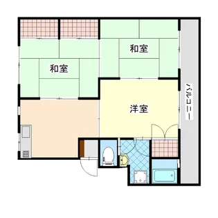 高橋コーポ【1階】の間取り
