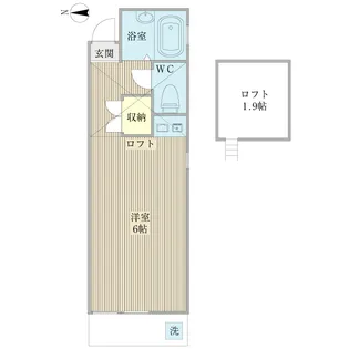 調布ヶ丘 T&T【1階】の間取り