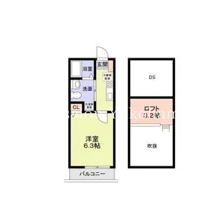 パルトネール日吉II【2階】の間取り