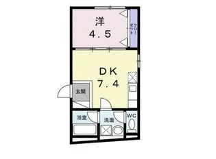 ブルー パレット 新宿中落合【2階】の間取り